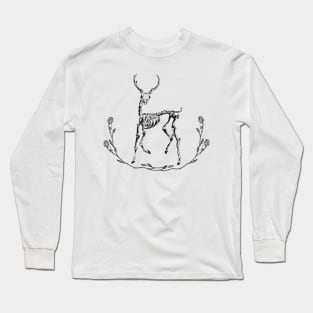 Skeleton deer design Long Sleeve T-Shirt